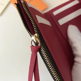 Replica Louis Vuitton Brown Monogram Orange Snap Victorine Wallet