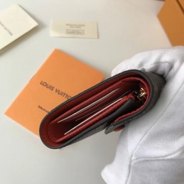 Replica Louis Vuitton Brown Monogram Orange Snap Victorine Wallet