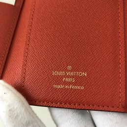 Replica Louis Vuitton Brown Monogram Pink Snap Victorine Wallet