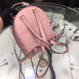 Replica Louis Vuitton Pale Pink Embossed Monogram Sorbonne Backpack