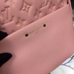 Replica Louis Vuitton Pale Pink Embossed Monogram Sorbonne Backpack