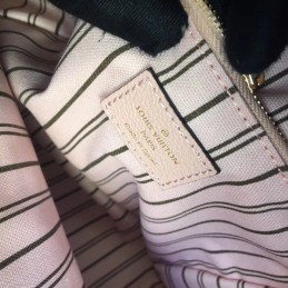 Replica Louis Vuitton Pale Pink Embossed Monogram Sorbonne Backpack