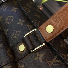 Replica Louis Vuitton Brown Monogram Tan Interior Manhattan PM