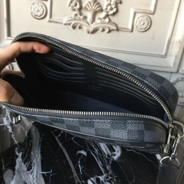Replica Louis Vuitton Damier Graphite Kasai Clutch