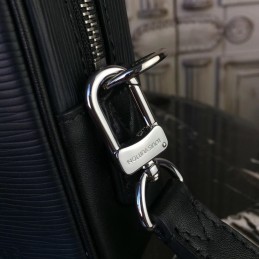 Replica Louis Vuitton Black Epi Leather Kasai Clutch