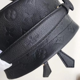 Replica Louis Vuitton Black Embossed Monogram Sorbonne Backpack
