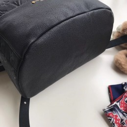 Replica Louis Vuitton Black Embossed Monogram Sorbonne Backpack