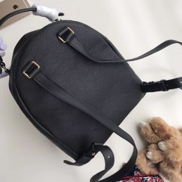 Replica Louis Vuitton Black Embossed Monogram Sorbonne Backpack