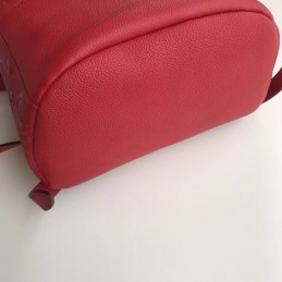 Replica Louis Vuitton Red Embossed Monogram Sorbonne Backpack
