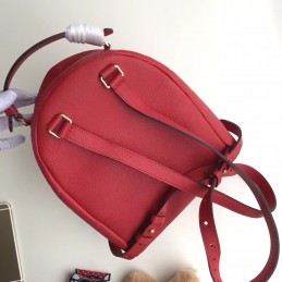 Replica Louis Vuitton Red Embossed Monogram Sorbonne Backpack