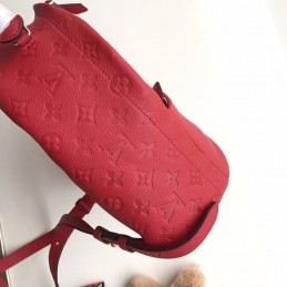 Replica Louis Vuitton Red Embossed Monogram Sorbonne Backpack
