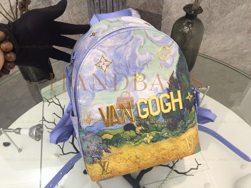 Replica Louis Vuitton Masters Van Gogh Graphic Palm Springs PM Backpack