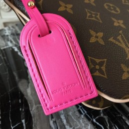 Replica Louis Vuitton Brown Monogram Beige Trim Lorette Bag