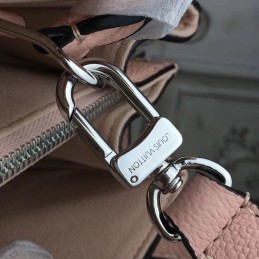 Replica Louis Vuitton Taupe Textured Twist Tote