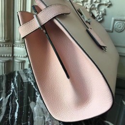 Replica Louis Vuitton Taupe Textured Twist Tote