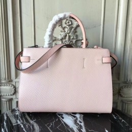 Replica Louis Vuitton Taupe Textured Twist Tote