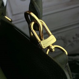 Replica Louis Vuitton Olive Green Embossed Monogram Vosges MM