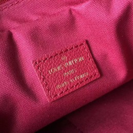 Replica Louis Vuitton Bright Pink Embossed Monogram Vosges MM