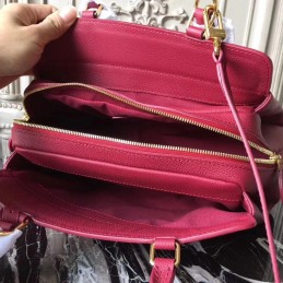 Replica Louis Vuitton Bright Pink Embossed Monogram Vosges MM