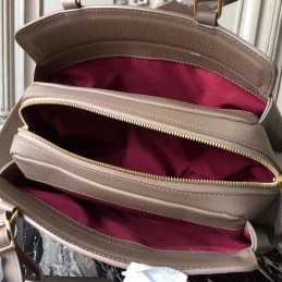 Replica Louis Vuitton Taupe Embossed Monogram Vosges MM