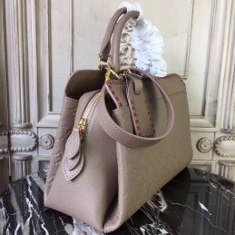 Replica Louis Vuitton Taupe Embossed Monogram Vosges MM