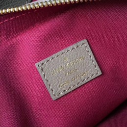 Replica Louis Vuitton Taupe Embossed Monogram Vosges MM