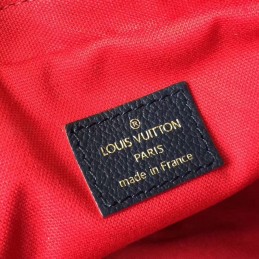 Replica Louis Vuitton Navy Blue Embossed Monogram Vosges MM