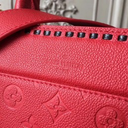 Replica Louis Vuitton Red Embossed Monogram Gold Hardware Vosges MM