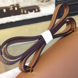 Replica Hermes Taupe Constance Mini 18 Gold Hardware Bag