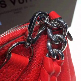Replica Louis Vuitton Red Textured Babylone Chain BB