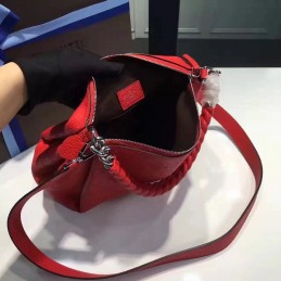 Replica Louis Vuitton Red Textured Babylone Chain BB
