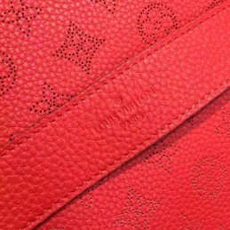 Replica Louis Vuitton Red Textured Babylone Chain BB