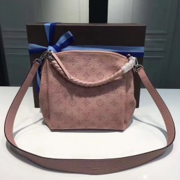 Replica Louis Vuitton Rose Pink Embossed Monogram Babylone Chain BB