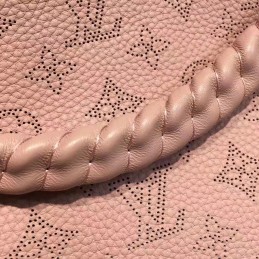 Replica Louis Vuitton Rose Pink Embossed Monogram Babylone Chain BB