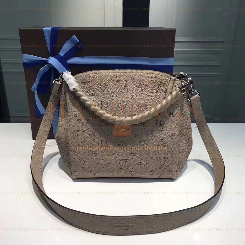Replica Louis Vuitton Taupe Embossed Monogram Babylone Chain BB