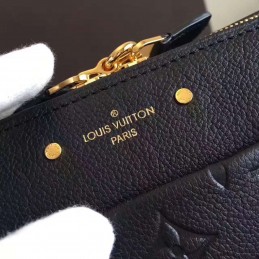 Replica Louis Vuitton Black Embossed Monogram Speedy 30 - Style 2