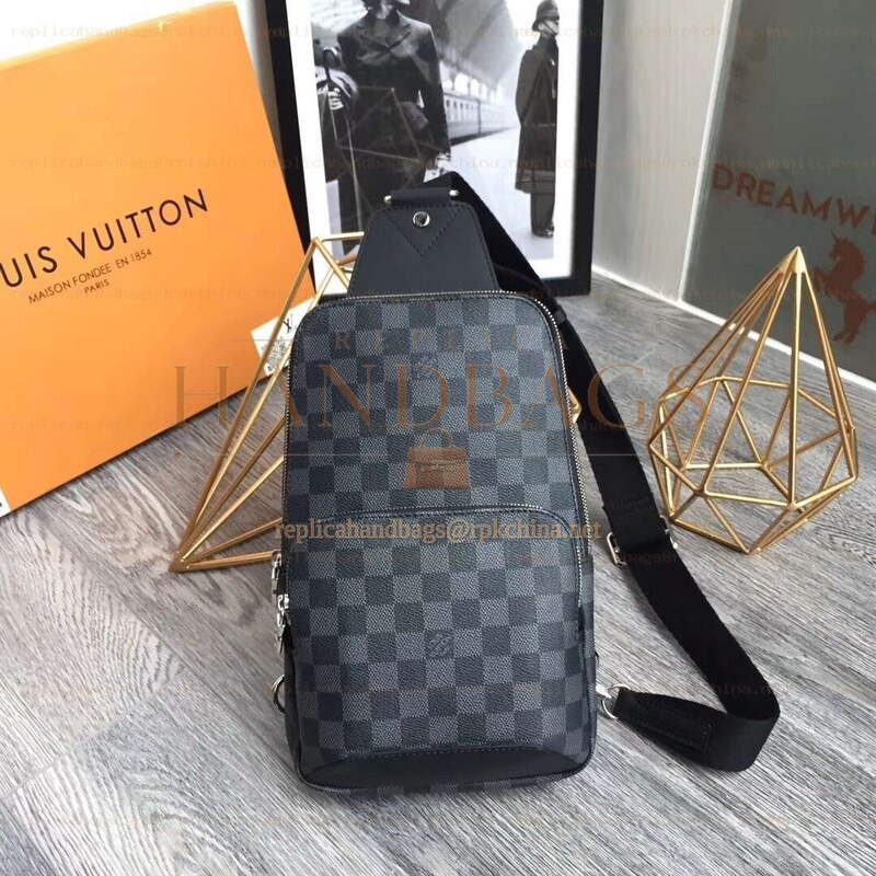 Replica Louis Vuitton Damier Graphite Avenue Sling Bag