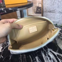 Replica Louis Vuitton White Damier Azur Cosmetic Pouch