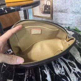 Replica Louis Vuitton Brown Damier Ebene Cosmetic Pouch GM