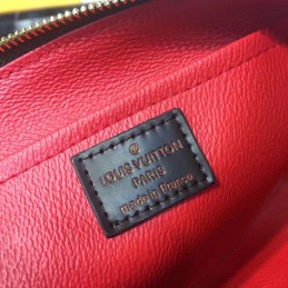Replica Louis Vuitton Brown Monogram Red Interior Cosmetic Pouch GM
