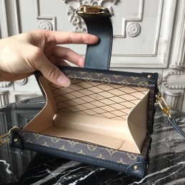 Replica Louis Vuitton Black Multicolor Graphic Petite Malle - Style 3