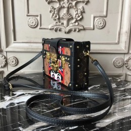 Replica Louis Vuitton Brown Monogram Multicolor Graphic Petite Malle