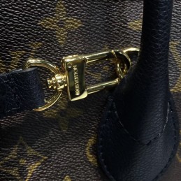 Replica Louis Vuitton Brown Monogram Black Trim Flandrin