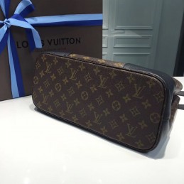 Replica Louis Vuitton Brown Monogram Black Trim Flandrin