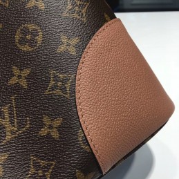 Replica Louis Vuitton Brown Monogram Tan Trim Flandrin