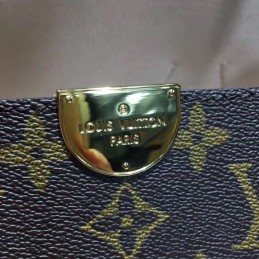 Replica Louis Vuitton Brown Monogram Tan Trim Flandrin