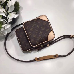 Replica Louis Vuitton Brown Monogram Camera Bag