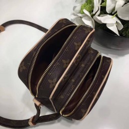 Replica Louis Vuitton Brown Monogram Camera Bag