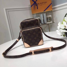 Replica Louis Vuitton Brown Monogram Camera Bag