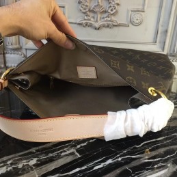 Replica Louis Vuitton Brown Monogram Beige Trim Graceful PM